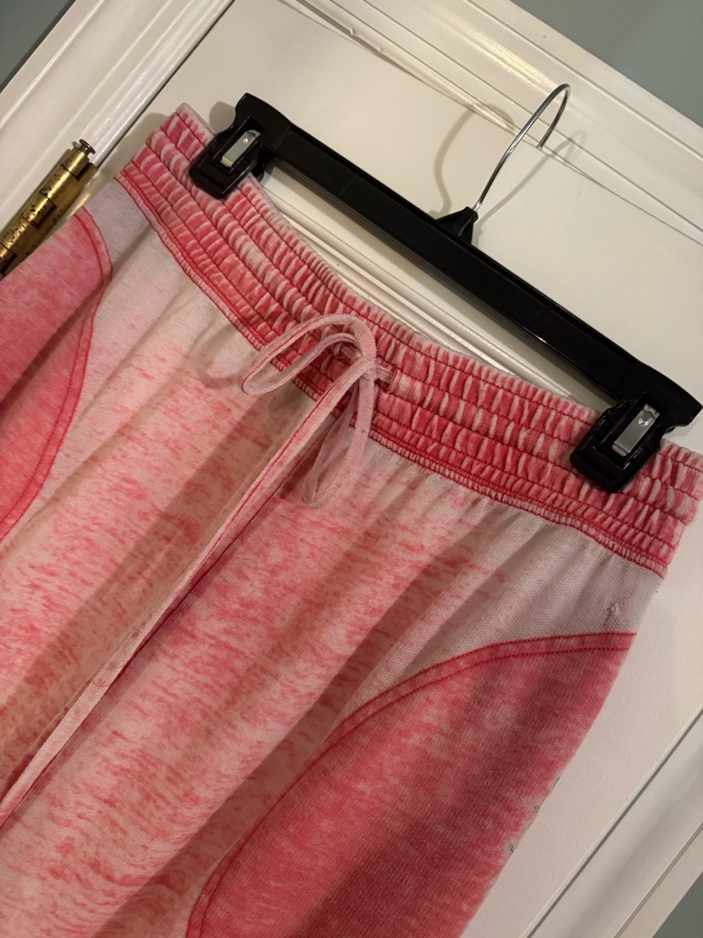 Free People Intimately Cozy Girl Lounge Pants in Rebel Red - Size Medium - Picture 3 of 15